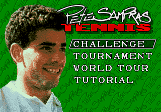 Pete Sampras Tennis (USA, Europe) (MDST6636) (J-Cart)